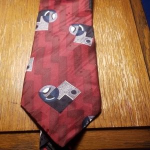 Zykos George Machade vintage red tie